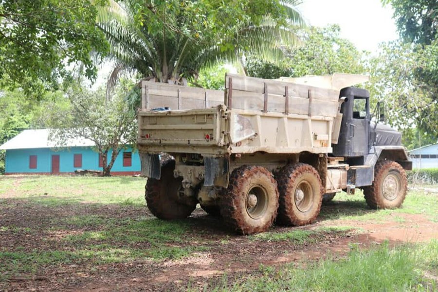 FIRST TRUCK IN MACHAKIL HA