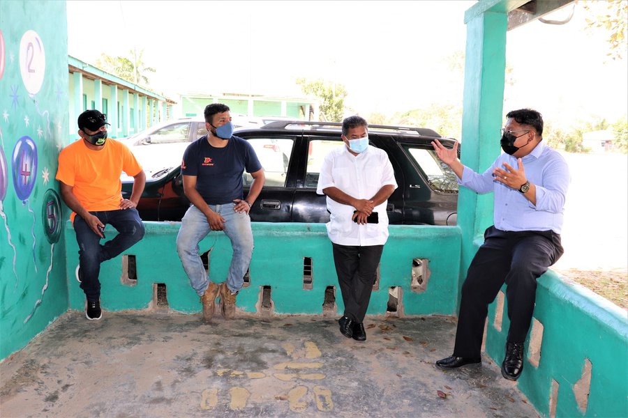 Visiting rural communities in the west - meeting with Billy White water Board