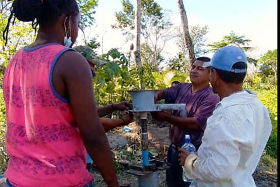 tube wells in medina bank pg and installation of hand pumps to unserved areas in the village